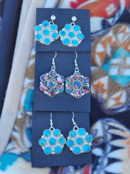 Navajo Southwest Cluster Earrings